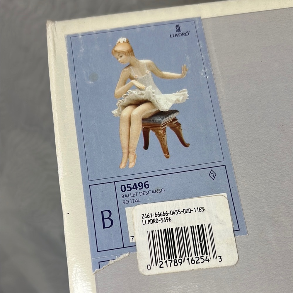 Lladro Porcelain Figurine, Ballet Descanso 05496 - Picture 11 of 12